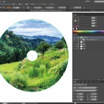 illustratorでCD盤面をデザイン(1)丸く切り抜こう